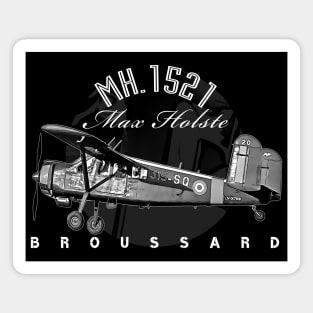 Max Holste MH.1521 Broussard Aircraft Magnet